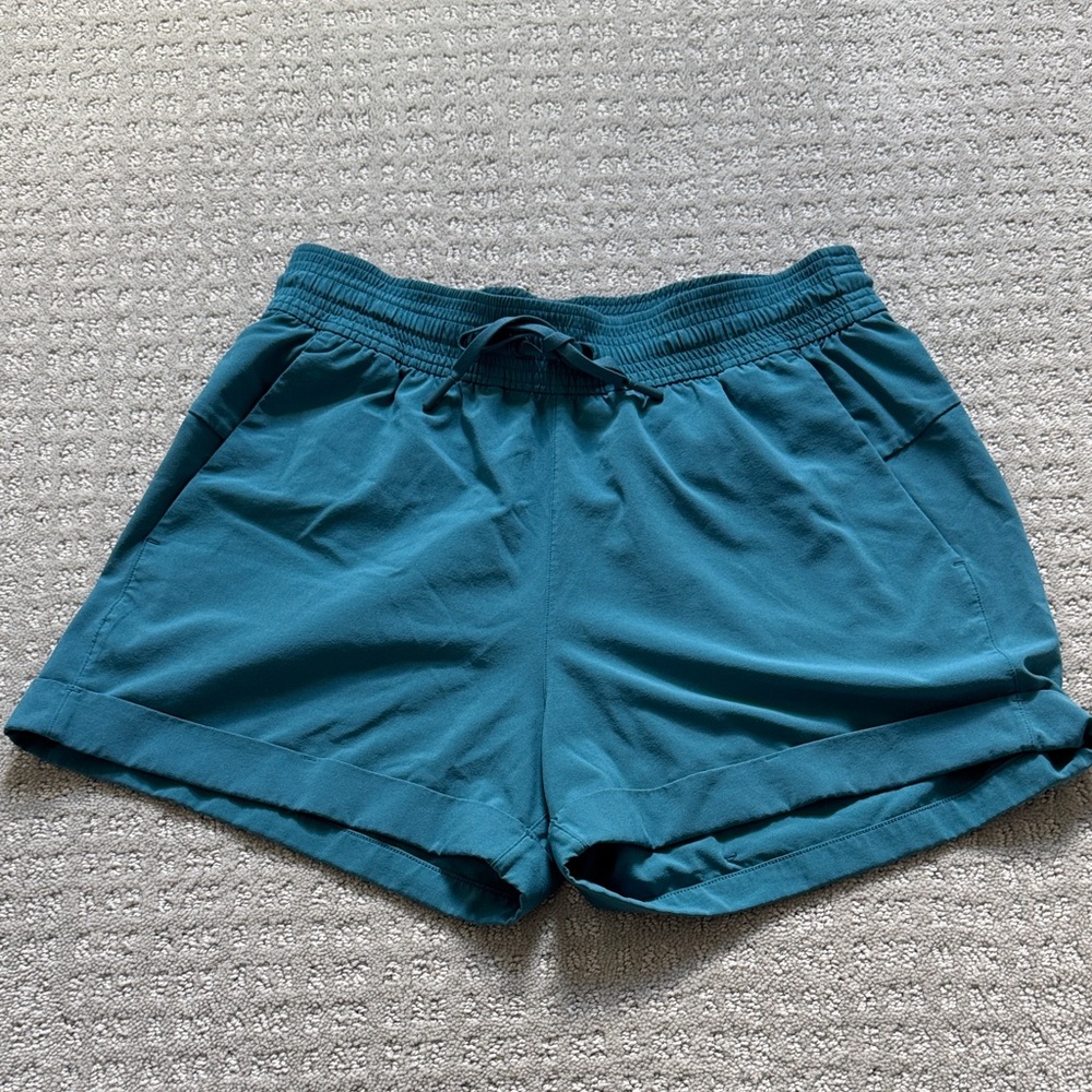 LululemonWomen’s Teal Athletic Drawstring Shorts